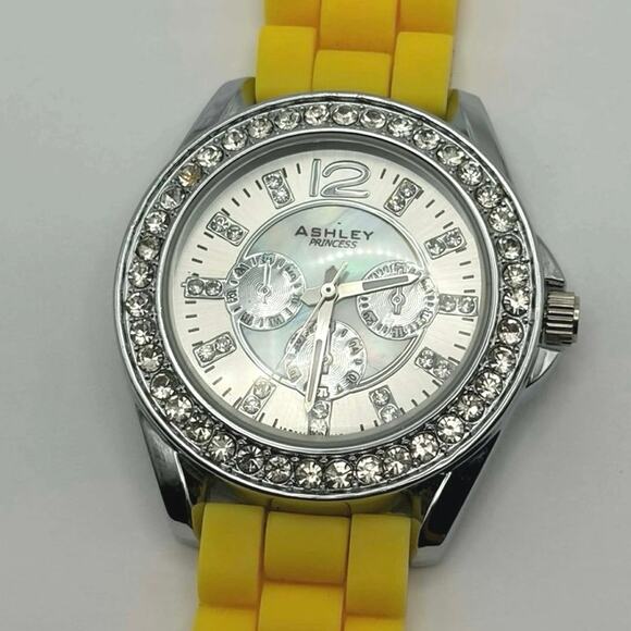 Yellow Ashley Princess Men’s Watch - Picture 3 of 5